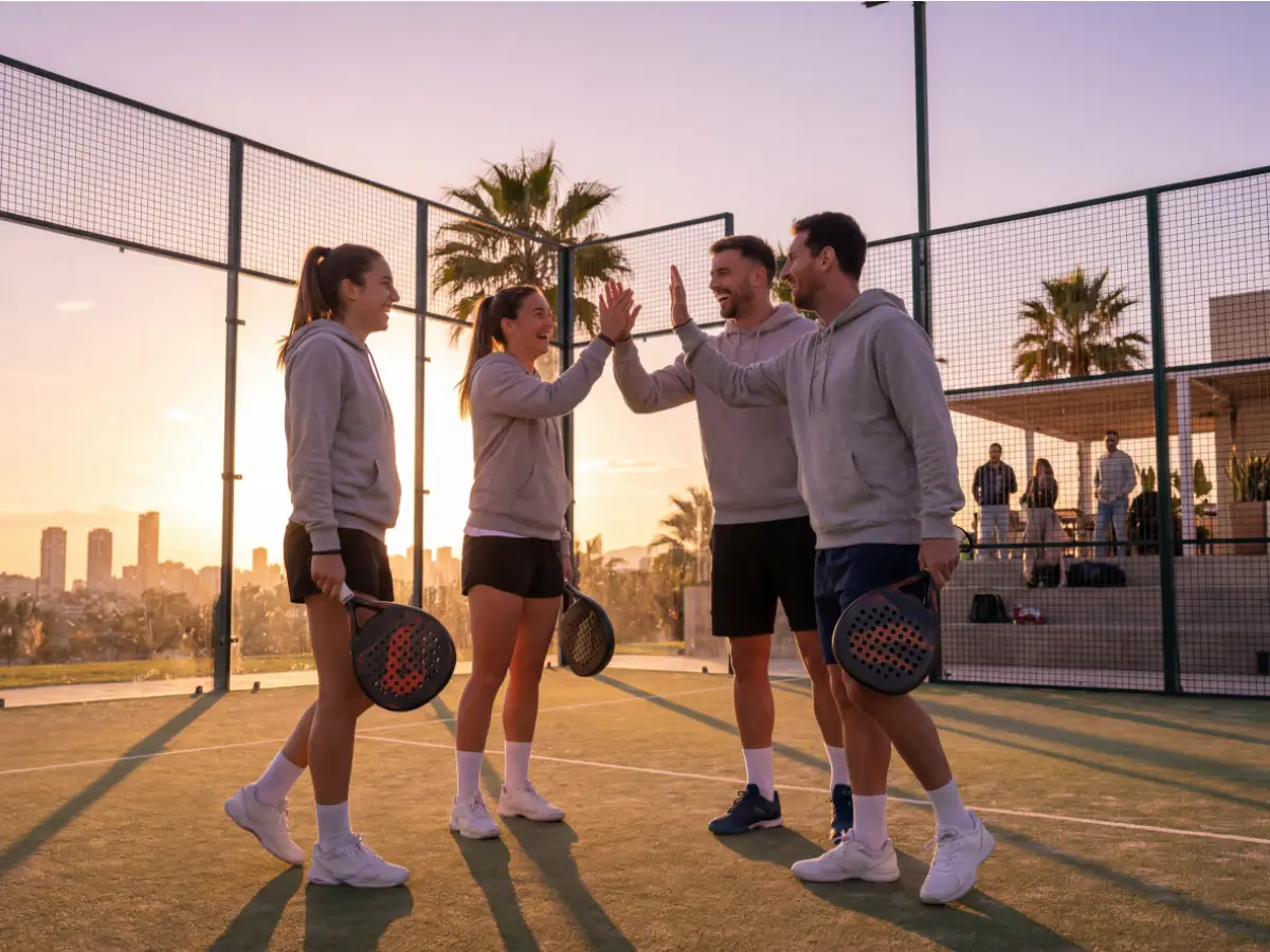 Le Padel : le sport parfait pour la 3ème mi-temps des footballeurs