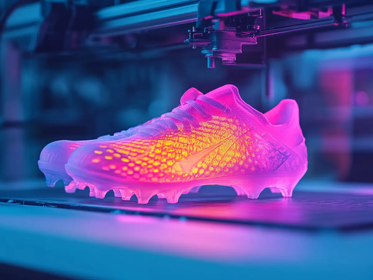 Masques, protège-tibias, crampons : le futur du football s’imprime en 3D
